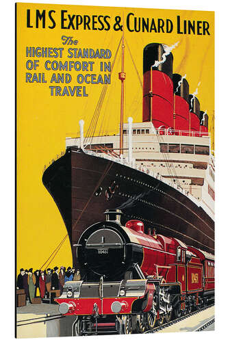 Aluminiumsbilde Lms Express & Cunard Liner