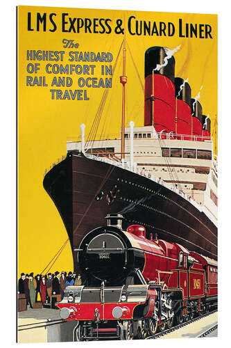 Galleritryck Lms Express & Cunard Liner