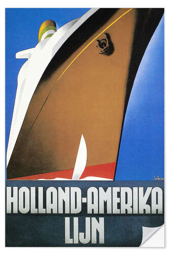 Muursticker Holland-Amerika