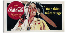 Gallery Print Coca-Cola, your thirst takes wings