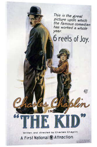 Akrylbilde Chaplin: The Kid, 1920