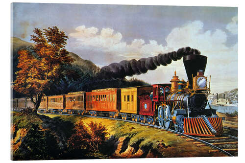 Obraz na szkle akrylowym American Express Train