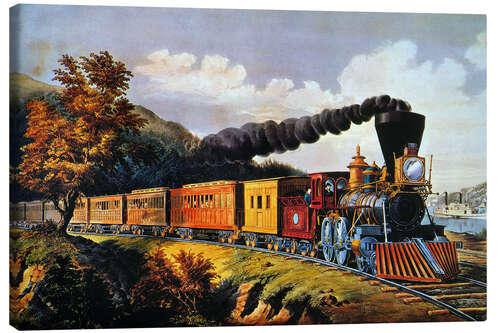 Canvas print American Express Train