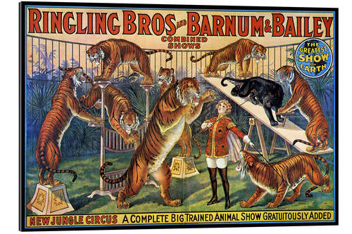 Galleritryk Cirkus plakat fra 1920 (engelsk)