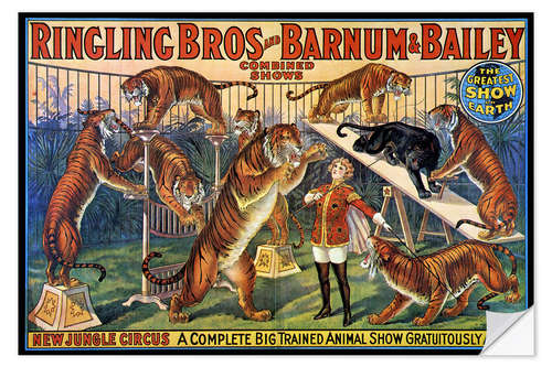 Wandsticker Circus Poster von 1920