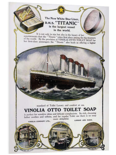 PVC print Titanic: Soap Ad