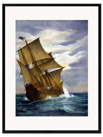 Kehystetty taidepainatus The Mayflower