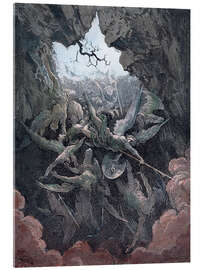 Stampa su vetro acrilico  Paradiso perduto - Gustave Doré