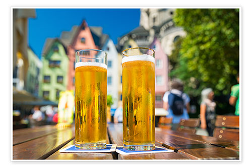 Poster Kölsch, bière de Cologne