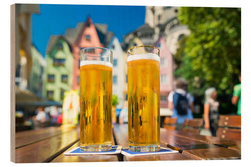 Holzbild Kölsch