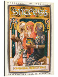 Magnettafel Die drei Könige, kniend mit Geschenken