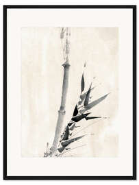 Gerahmter Kunstdruck Japanischer Bambus