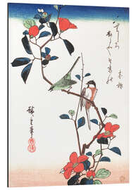 Magnettafel Blumen und Vögel