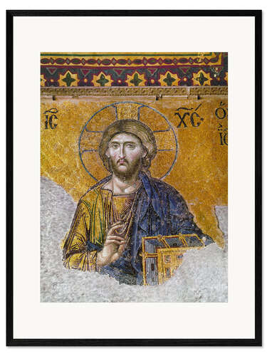 Kehystetty taidepainatus Hagia Sophia: Mosaic