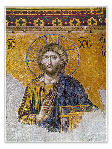 Poster Hagia Sophia: Mosaic
