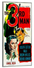 Obraz na aluminium The third man, left to right: Alida Valli, Joseph Cotten in US in 1949