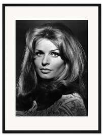 Gerahmter Kunstdruck Senta Berger 1967