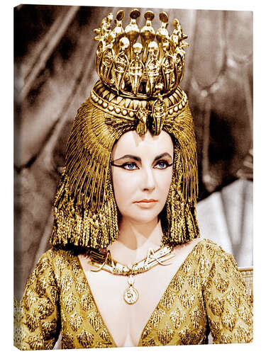 Canvas print Elizabeth Taylor as Cleopatra