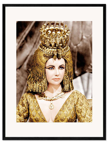Gerahmter Kunstdruck Elizabeth Taylor als Cleopatra