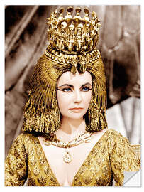 Naklejka na ścianę Elizabeth Taylor as Cleopatra