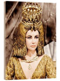 Holzbild Elizabeth Taylor als Cleopatra