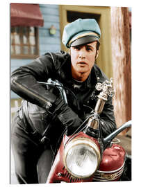 Galleriataulu Marlon Brando as a biker