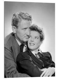 Gallery print Spencer Tracy and Katharine Hepburn