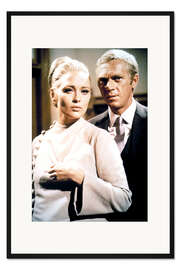 Gerahmter Kunstdruck Die Thomas Crown Affäre, Faye Dunaway, Steve McQueen