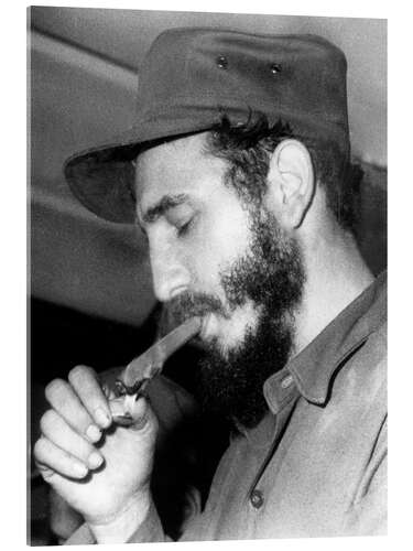 Akrylbilde Fidel Castro