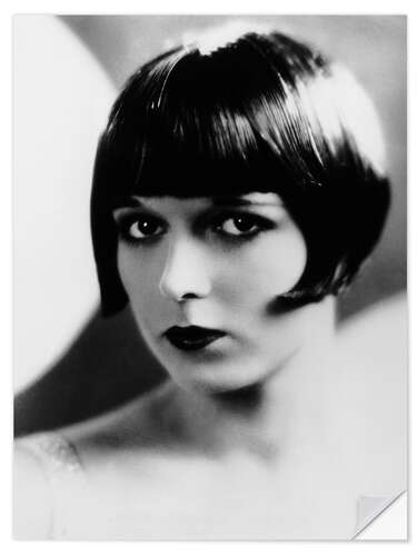 Selvklebende plakat Louise Brooks, ca. late 1920s