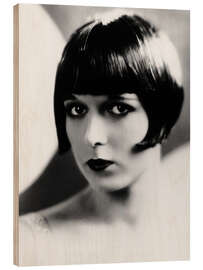 Wood print Louise Brooks, ca. late 1920s