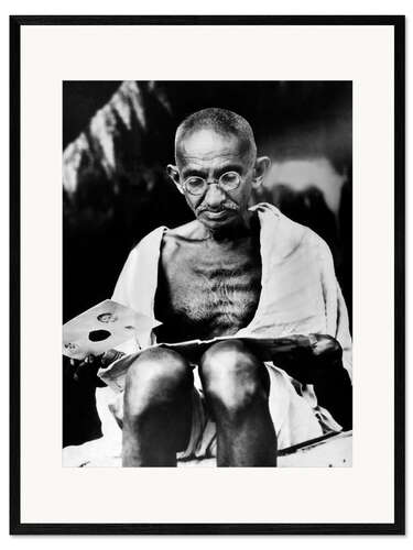 Framed art print Mahatma Gandhi