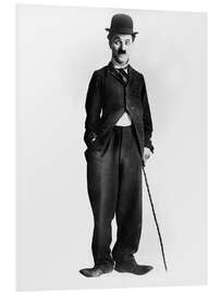 Foam board print Charlie Chaplin, Oversized Shoes