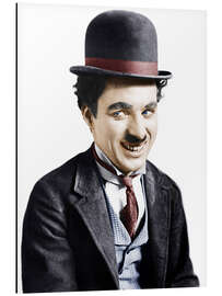 Magnettafel Charlie Chaplin Lächelnd