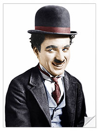 Wall sticker Charlie Chaplin Smiling