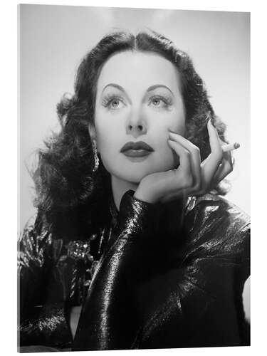 Stampa su vetro acrilico Hedy Lamarr