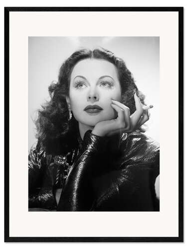 Ingelijste kunstdruk Hedy Lamarr