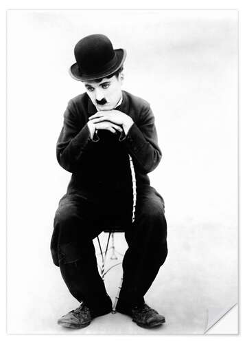 Vinilo para la pared Charlie Chaplin Seated