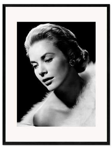 Plakat artystyczny premium w ramie Grace Kelly Diva