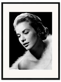 Inramat konsttryck Grace Kelly Diva