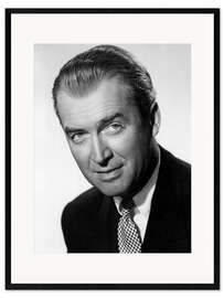 Inramat konsttryck James Stewart