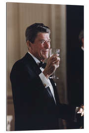 Gallery print Ronald Reagan with wineglass