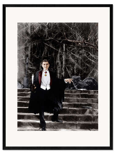 Impression artistique encadrée Dracula, Bela Lugosi, 1931
