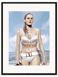 Impressão artística com moldura Ursula Andress