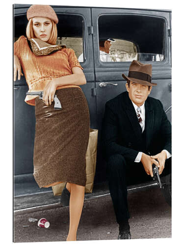 Cuadro de plexi-alu Bonnie y Clyde