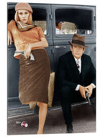 Cuadro de plexi-alu Bonnie y Clyde
