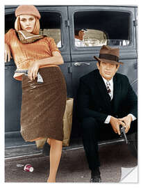 Muursticker Bonnie and Clyde