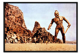 Gerahmter Kunstdruck Jason und die Argonauten, die Bronzeriesen 1963