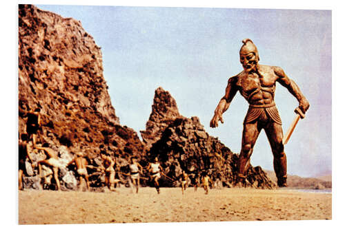 Foam board print Jason and the Argonauts, the bronze giants in 1963