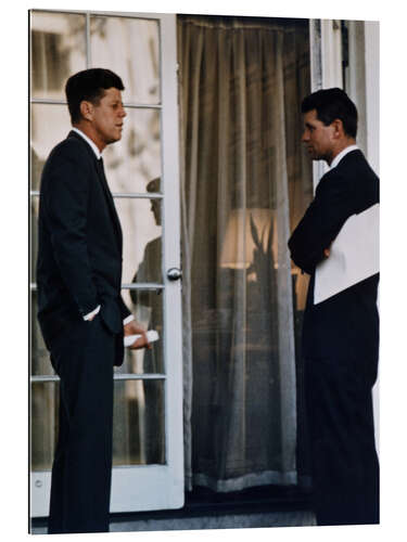 Gallery print President Kennedy and his brother Robert Kennedy